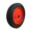 New design rubber coated Solid rubber wheel 14inches