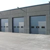 Vertical lift industrial used steel automatic sectional door