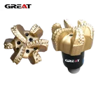 All Types Of Steel Body 6 Blades Pdc Drill Bits For Oil Well Drilling Hard Rock Tools Equipment