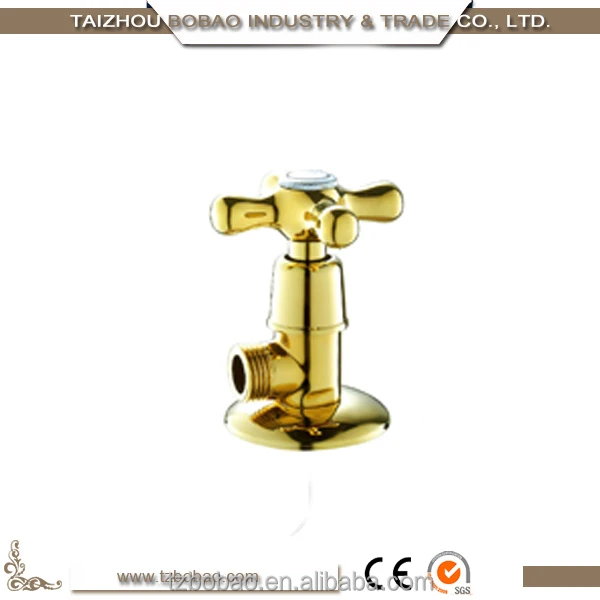 壁取り付けられた浴室のデザインモダンで豪華なローズゴールドアクセサリー真鍮アングル弁仕入れ・メーカー・工場