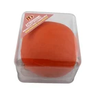 Fashional design custom slow rebound orange squishy toy keychain