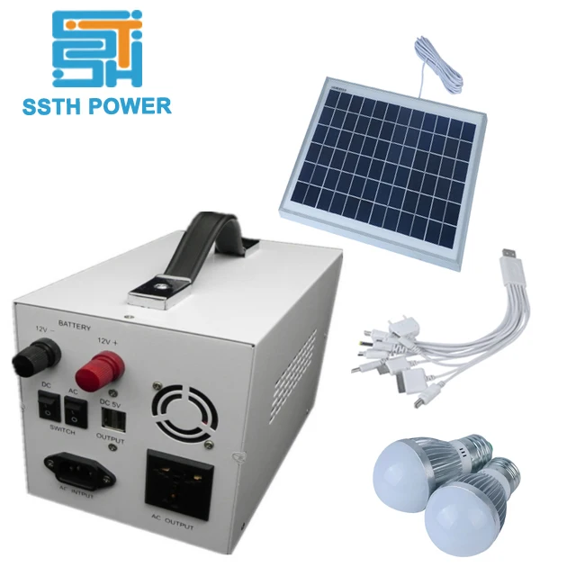SSTH 300w portable solar panels for home power system camping kit