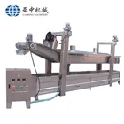 Continuous Conveyor Commercial Potato Chips Fryer Machine for Chicken Nuggests Spring Rolls