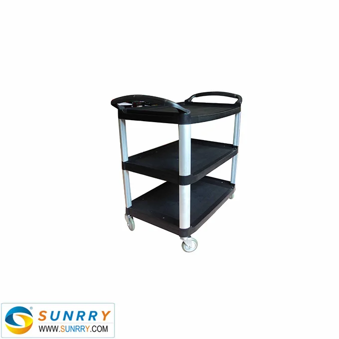 Quality and good price hotel trolley room service cart restaurant service cart PP service cart 3 Layers (SY-FSC31A SUNRRY)