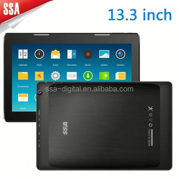 Big Screen 13.3" Tablet 1280 X 800 Pixels Rk3188 Quad Core Android 4.1