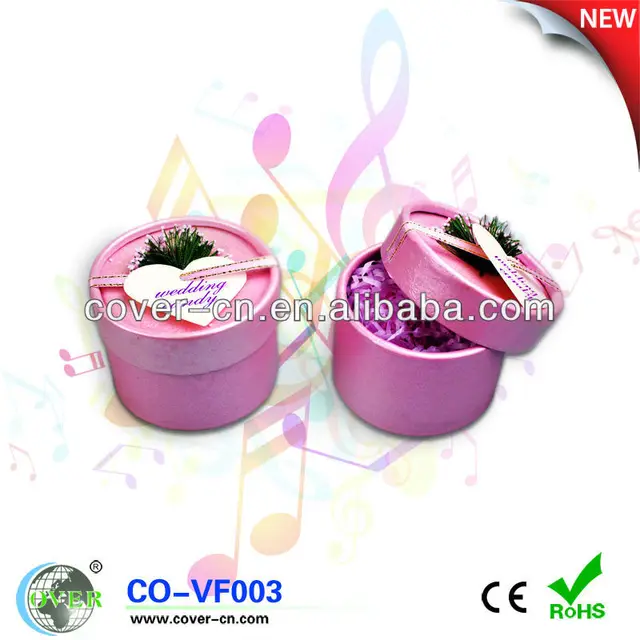 hotsale music sound paper gift box,voice packaging box