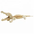 Crocodile Puzzle Games 3D Wooden Educational Toys Kids