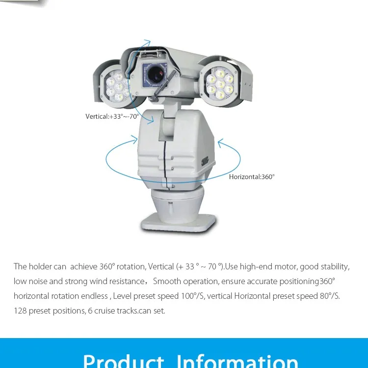 Long Range PTZ Laser Camera