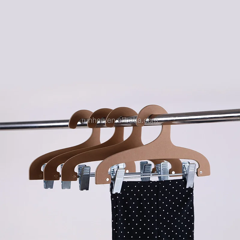 Firm Design Paper Cardboard Hanger Customizable Size For Garment Display