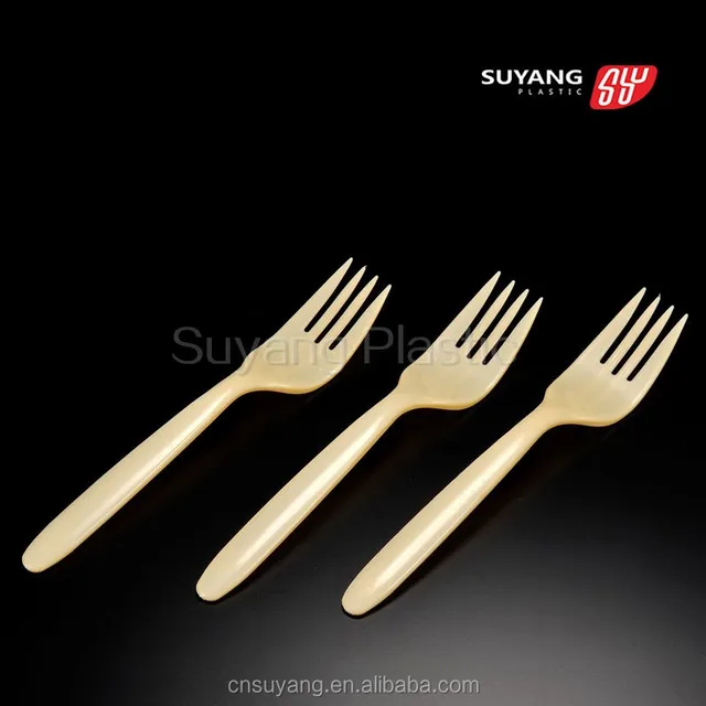 disposable light weight ps plastic fork