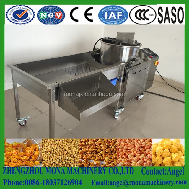 buttered popcorn making machine /spherical popcorn machine