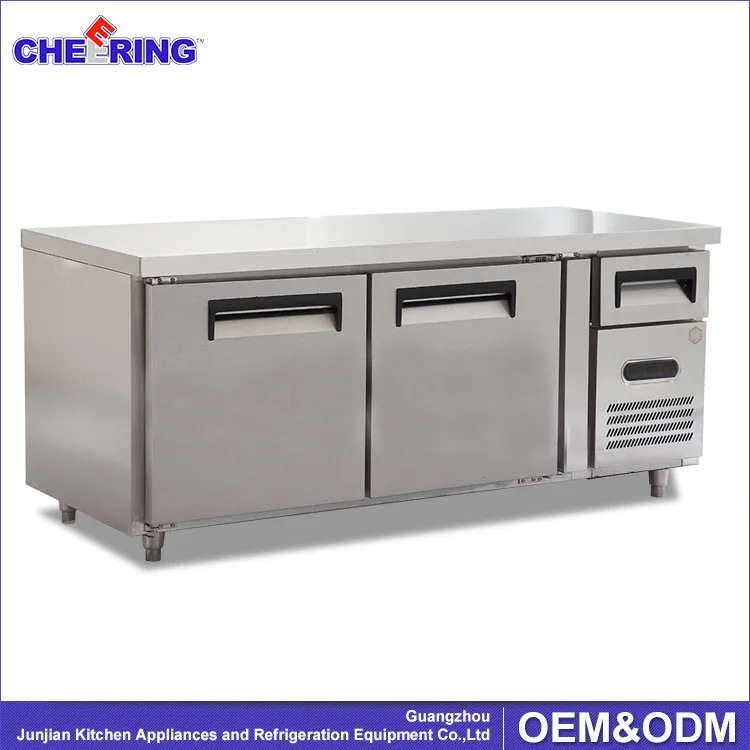 Restaurant Kitchen Fridge table top fridge / restaurant prep tables / refrigerated table Restaurant Kitchen Fridge table top fridge / restaurant prep tables / refrigerated table