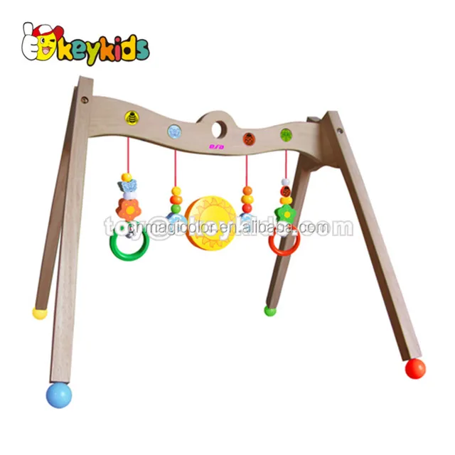 wholesale interesting musical activity rattle toy wooden baby