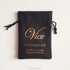 custom suede jewelry pouch/jewelry bag with logo