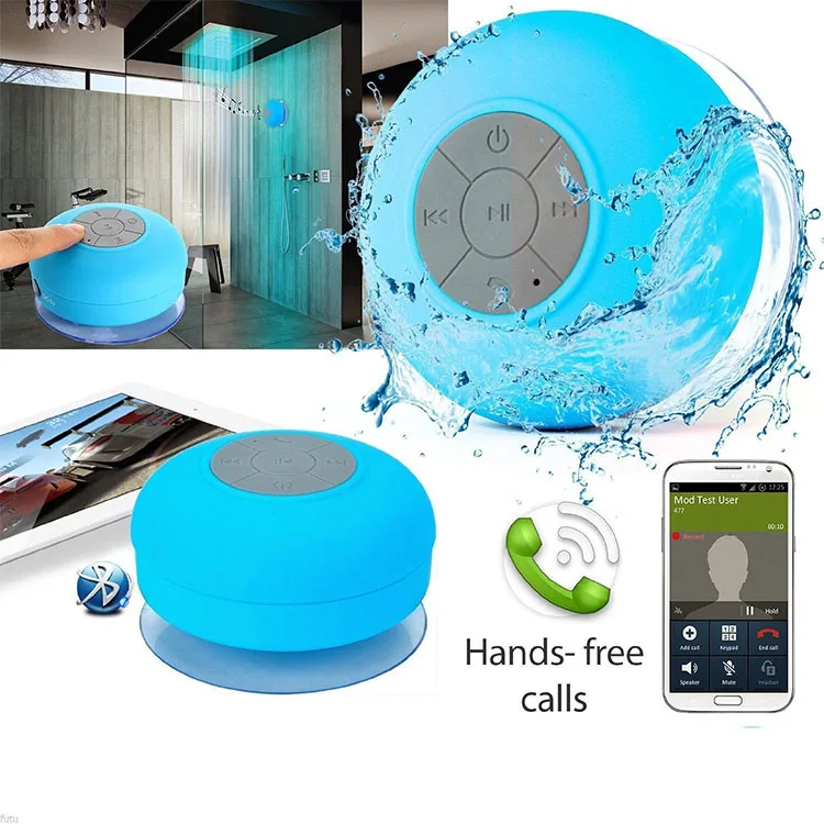 Mini Wireless Waterproof Speaker With Silicone Suction Cup For Handsfree Call - ANKUX.COM