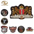 Custom made embroidery patch product sew on / iron embroidery patch