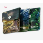 CMYK full printing disposable pocket ashtray with Aluminium foil and Heat-resisted foam
