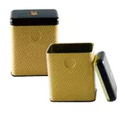 Custom Design Tin Tea Can Recycled Metal Round Tea Box