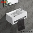 KKR Acrylic Solid Surface Italy Design Corner Hand Wash Basin In Dubai