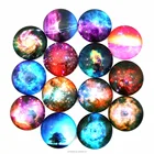 14 pcs Starry Sky Decorative Funny Custom Glass Fridge Magnet Decorative Glass Refrigerator Magnet