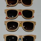 retro fashion bamboo men zebra wood sunglasses, metal spring hinge goggles, manufacturer china uv400 cheap TAC shades