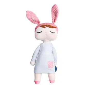 metoo angela baby girl rabbit plush toy plush doll gifts
