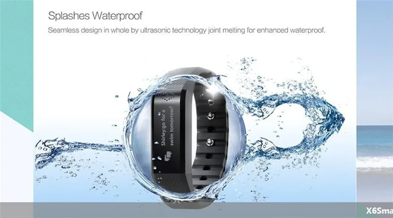 IP65 0.88" Bluetooth V4.0 Smart Watch Wristband Bracelet Sport Sleep Monitor for iphone phone android phone