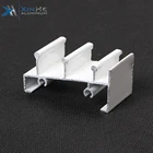 Silver Aluminium Aluminum Profile Design Venezuela Design Extrusion Sliding Window Profiles Anodized Silver Window Aluminium Fabrication Materials