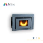 Elegant color good service Insert pellet stove fireplace, cast iron bio stove insert hot sale