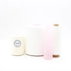Raw white spun polyester yarn with paper cones 20/3