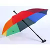 J1051 colorful special walking sticker umbrella with small moq