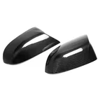 Carbon fiber Side Rearview Mirror Cap Cover Replacement For BMW X3 X4 X5X6 G01 G02 G05 G06 2019+ Car Accessories