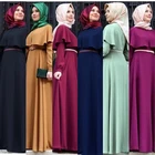 Top Selling Clothes For Muslim Women Breathable Opaque Abaya Dress Women
