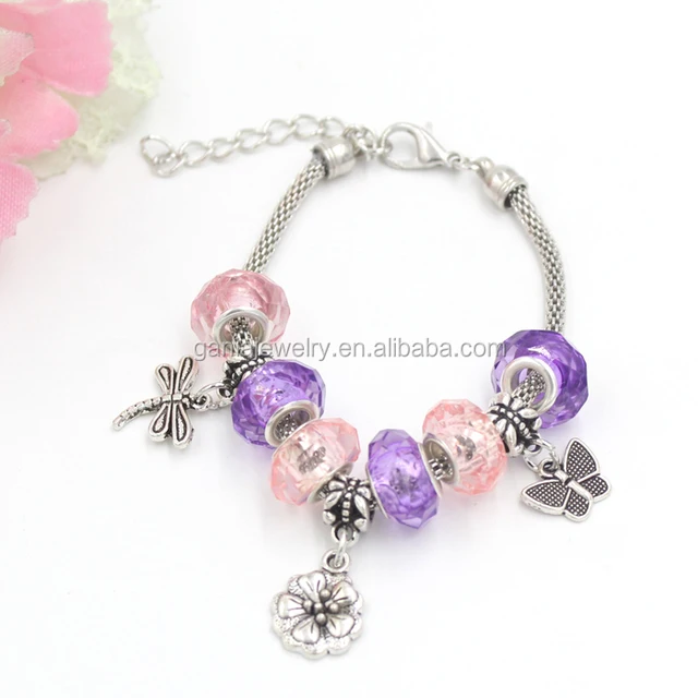 crystal dragonfly bracelet