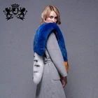 Super Fashion High Quality Colorful Wholesale Price Scarf Women Fox Fur Scarf/Collar