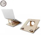 Simple design hot selling desktop bamboo monitor laptop stand