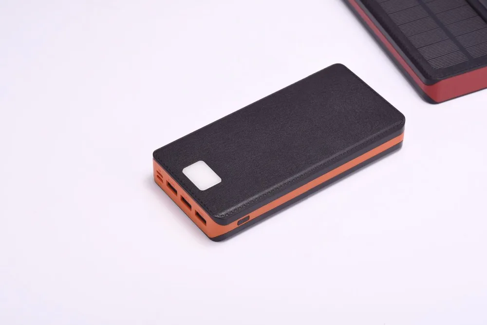 Alibaba No.1 Waterproof Real 20000mAh Solar Power Bank For Iphone X With Led Torch - ANKUX.COM