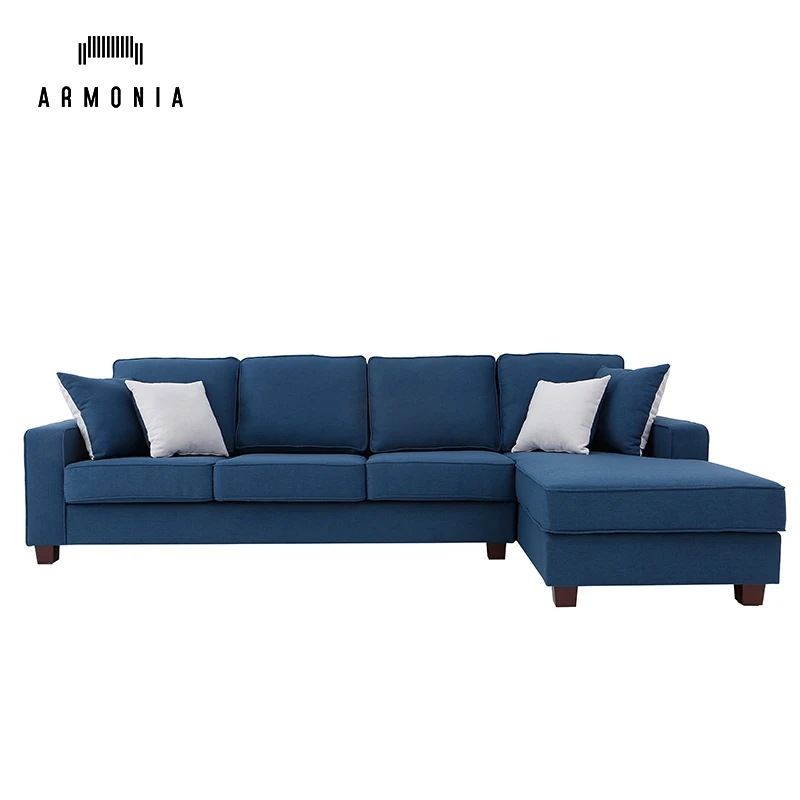 Chegada nova barato sofá moderno sofá de canto em forma de L