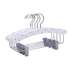 Customized children solid wooden clothing hanger for scarves