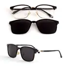 portable folding shade Glasses Polarized Clip On magnetic Optics Reading glasses mirror