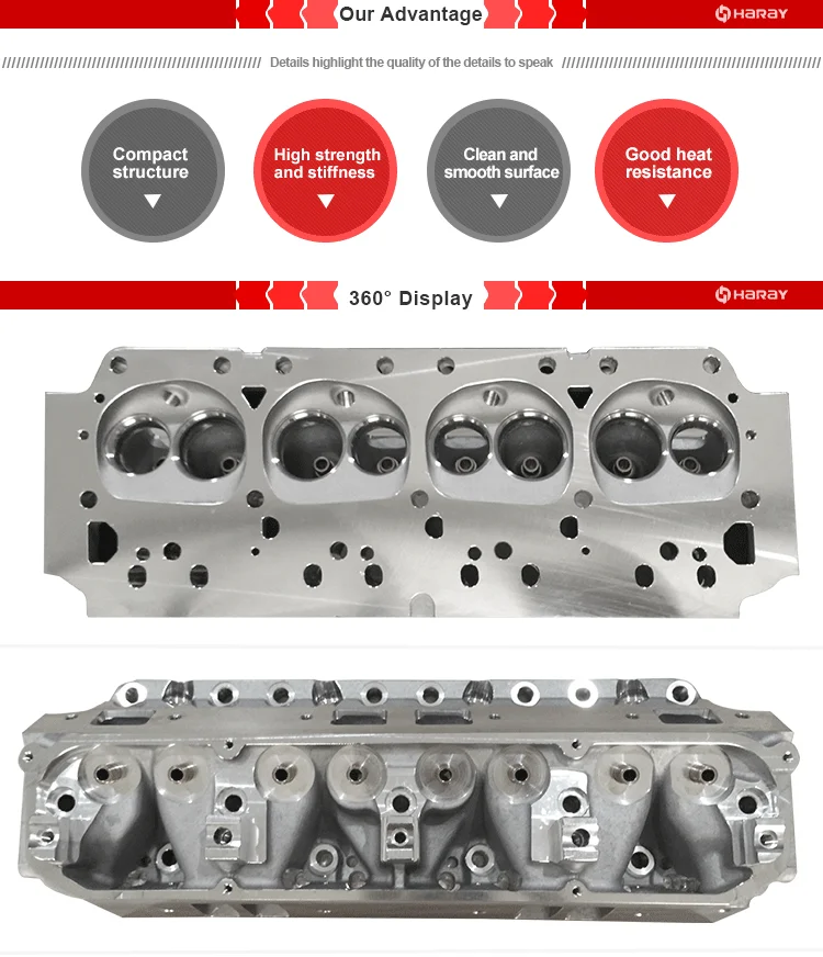 Aluminum Bare Cylinder Head for Chrysler 440 Big Block, View chrysler