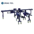 Leaf spring bending end grinding drain cleaning machine