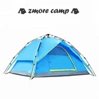 Automatic Hydraulic Tent Pop Up 2-4 Person Instant Setup Tents for Camping, Double Layers UV Protection Waterproof Camping Tent