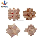 wooden 3D puzzle educational puzzles Brain Teaser Wooden Toys
