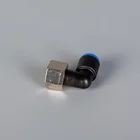Plastic brass thread connector pneumatic pipe fittings