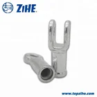Galvanized tongue and clevis insulator fitting