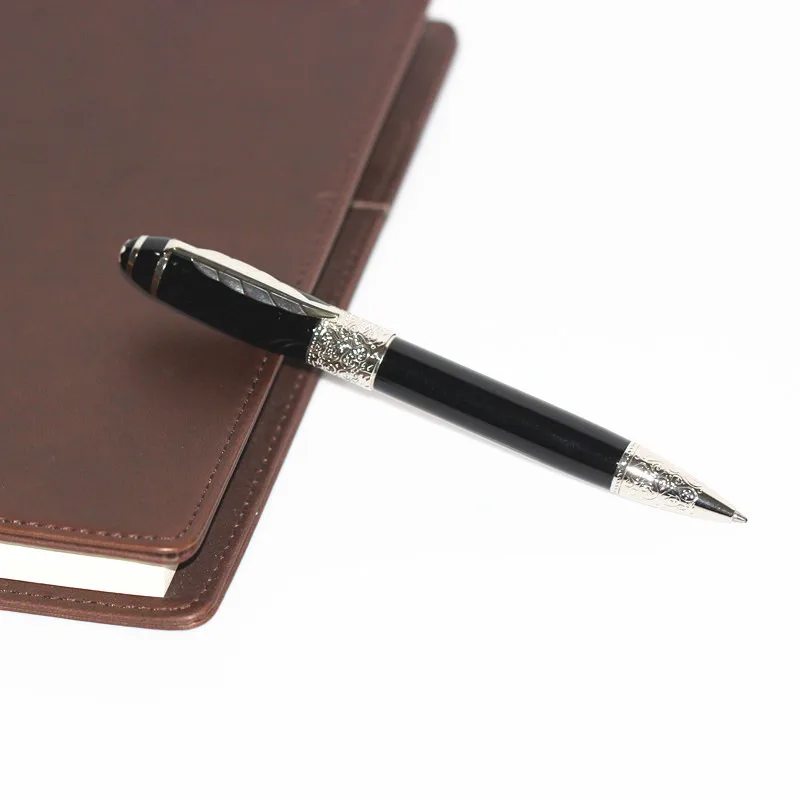 Free shipping Piling Promotions Limited edition Writes series special black Marble pattern ballpoint pen for Friend Gift