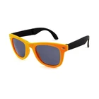2018 Promotional plastic cheap gift folding matte Sunglasses Foldable