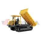 China mini crawler dumper 4 ton loading capacity track loader trailer truck rubber track