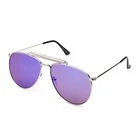 Promotional High Quality 2019 New Style Fashion Colorful Metal Sunglasses Sun Glasses